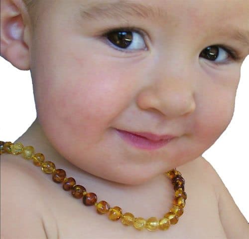 The Art of Cure Baltic Amber Teething Necklace for Baby (Raw Green) -  Anti-inflammatory : Amazon.in: Toys & Games