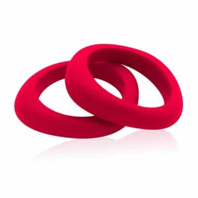 Organic Bangle Scarlet Red